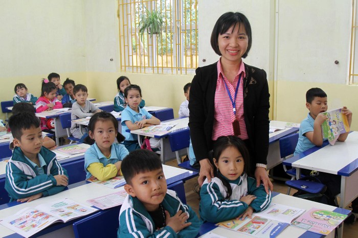 Cô giáo Hải Yến là giáo viên chủ nhiệm giỏi, được đồng nghiệp quý mến, phụ huynh học sinh yêu quý (Ảnh: Nhân vật cung cấp)