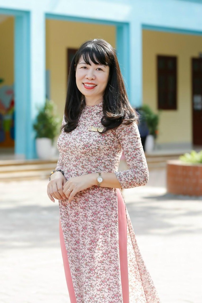 Cô giáo Nguyễn Hải Tú thành công theo đuổi ước mở trở thành giáo viên, dìu dắt biết bao thế hệ học sinh Trường Tiểu học Lê Văn Tám (Ảnh: nhân vật cung cấp).