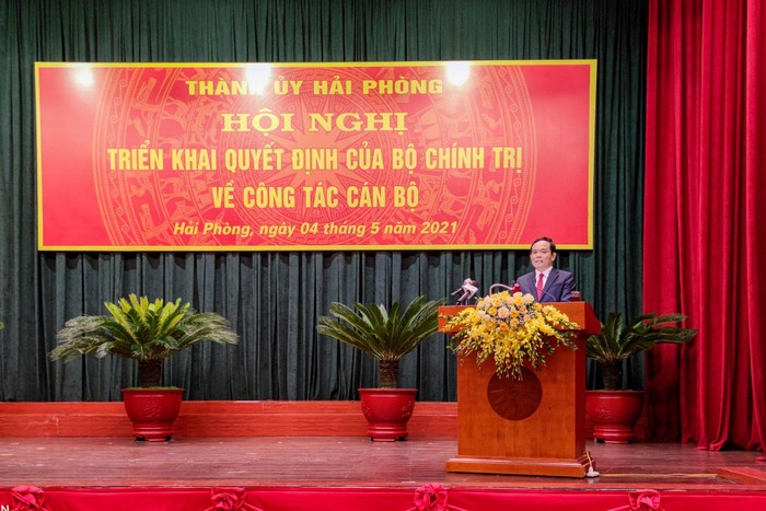 Ông Trần Lưu Quang phát biểu tại hội nghị (Ảnh: CTV)