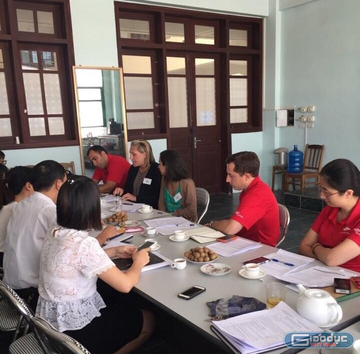 Bộ môn Hóa của Trường Đại học Hàng hải Việt Nam hợp tác cùng Tập đoàn DOW Chemical (Ảnh: NVCC)