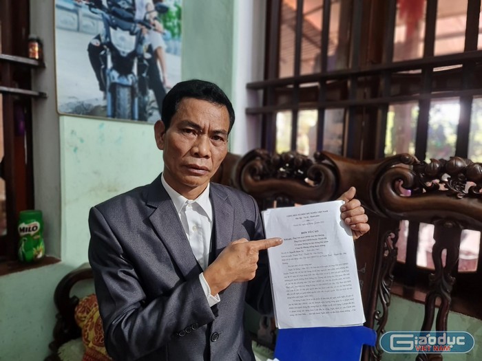 Ông Nguyễn Danh Tư là người tố cáo sai phạm của nhiều cán bộ xã Thanh Thuỷ, huyện Thanh Hà (Ảnh: Lã Tiến)