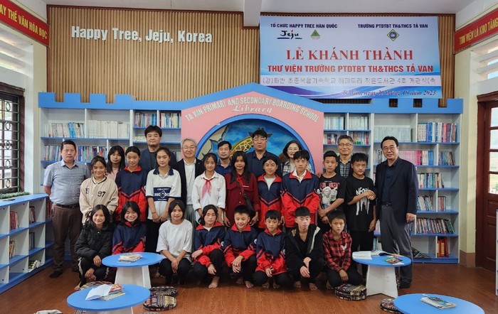 Tổ chức Happy Tree khánh thành thư viện thứ 4 tại Việt Nam (Ảnh: LT)