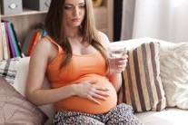 72% phụ nữ mang thai gặp phải ít nhất một chứng rối loạn tiêu hóa trong giai đoạn đầu mang thai và 61% sẽ gặp lại những rối loạn này trong giai đoạn cuối của thai kỳ.” (Ảnh: tác giả cung cấp)