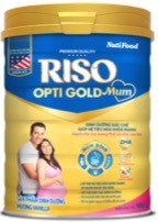 Sản phẩm RISO OPTI GOLD MUM mới với công thức MUM GOLD. (Ảnh: Tác giả cung cấp)