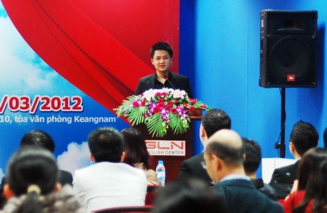 Nguyễn Bình An (SV ĐH Ngoại thương) là một trong những học viên xuất sắc, đạt 8.0 ILETS khi học tại GLN.