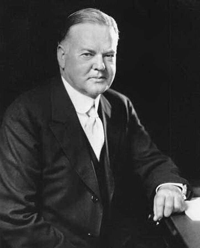 Tổng thống Herbert Hoover.