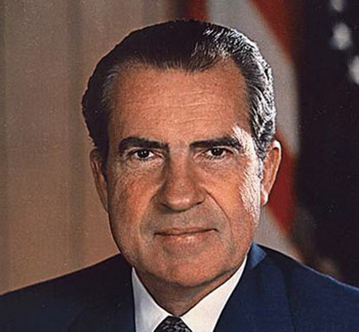 Tổng thống Richard Nixon.