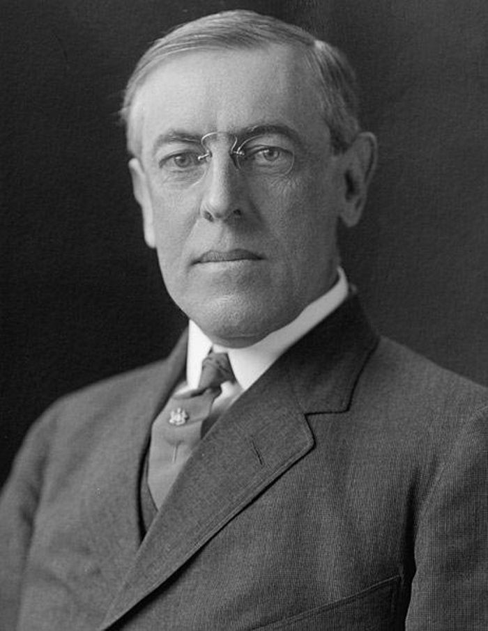 Wilson đại diện cho Đảng Dân chủ vào năm 1912 và trở thành Tổng thống thứ 28 của Mỹ. Ông đã tỏ ra thành công lớn trong việc lãnh đạo Quốc hội với phe Dân chủ đa số để thông qua các đạo luật và các văn kiện pháp lý quan trọng.