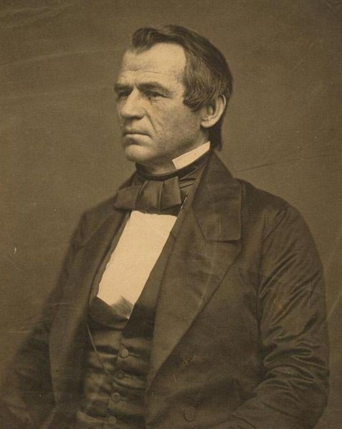 Là phó Tổng thống của Lincoln, và trở thành Tổng thống thứ 17 của Mỹ sau khi Tổng thống Abraham Lincoln bị ám sát năm 1865. Ông được cho là người đã gây ra một sai lầm lớn trong lịch sử nước Mỹ, đó là ngay sau cuộc nội chiến, Andrew Johnson đã quyết định đứng về phía người da trắng tại các bang miền Nam và ngăn cản việc mở rộng quyền con người ở các bang thuộc miền này.