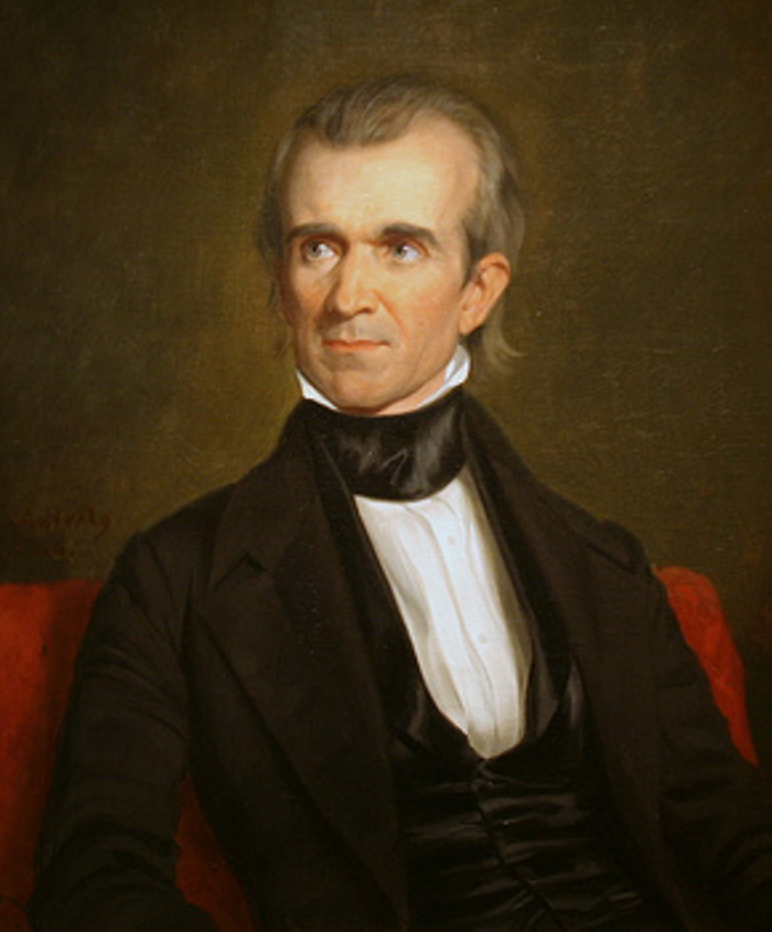 Là Tổng thống thứ 11 của Mỹ, tại nhiệm từ 4 tháng 3 năm 1845 đến 4 tháng 3 năm 1849. Ông có công mở rộng bờ cõi nước Mỹ về phía Tây vào năm 1848 sau hiệp ước với Mexico. Kể từ đó, nước Mỹ sở hữu vùng đất của các tiểu bang ngày nay là Arizona, California, Colorado, Nevada, New Mexico, Utah và Wyoming.