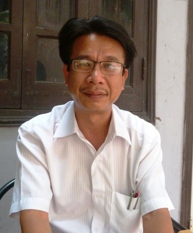 Ông Phạm Minh Tuấn, chủ Trung tâm Bồi dưỡng kiến thức cấp 2 Thái Nguyên (ảnh Kim Ngân).