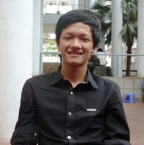 Nguyễn Nhật Thành, thủ khoa ĐH Xây dựng không dám nghĩ mình sẽ được thủ khoa đại học.(ảnh Kim Ngân).