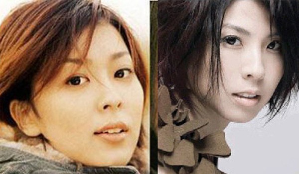 Diễn viên Nhật Bản Takako Matsu và ca sĩ Đài Loan Hứa Như Vân, hai cô gái nhỏ bé có đôi mắt tròn và khóe miệng rất giống nhau.