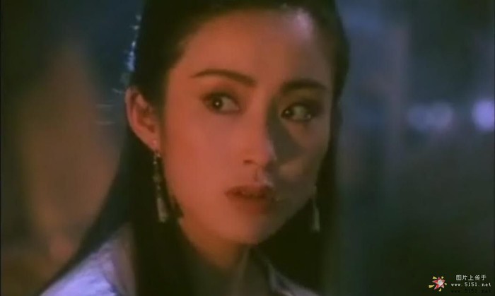 Trương Mân trong tạo hình nhân vật nàng A Cửu, sản xuất năm 1993.