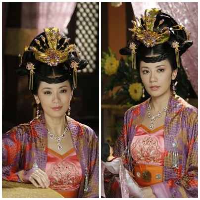Giả Tịnh Văn hóa thân thành công chúa Thái Bình khi trung niên trong Thái Bình công chúa bí sử, 2011.