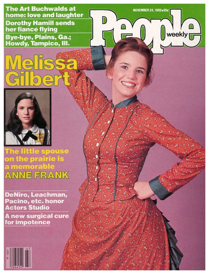 Hình ảnh Melissa Gilbert trên bìa tạp chí People danh tiếng.