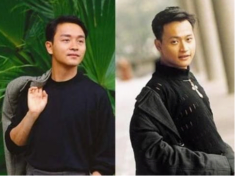 Cố nghệ sĩ Hồng Kông Trương Quốc Vinh và nam diễn viên Trần Chí Bằng.