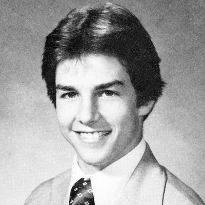 Đây là hình ảnh của cậu học trò Tom Cruise khi đang theo học tại trường Trung học Glen Ridge và cũng là một hotboy trong các bộ phim như “Endless Love” và “Taps” về sau.