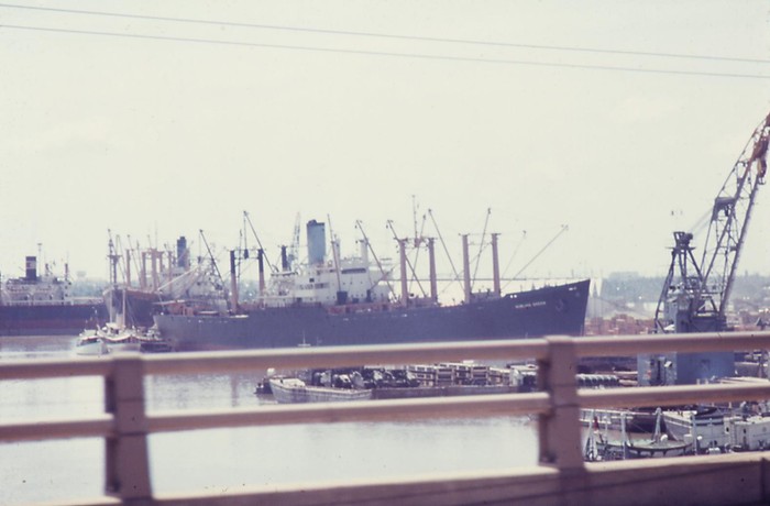 Cảng Sài Gòn 67-68. Ảnh. Dave DeMIlner.