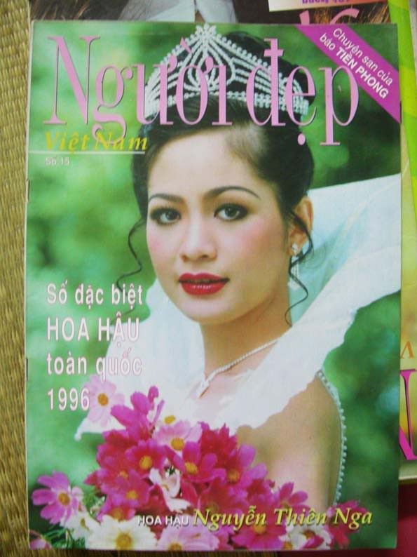 Hoa hậu Việt Nam 1996 - Hoa hậu Nguyễn Thiên Nga. Tạp chí Người đẹp Việt Nam có những chuyên san về hoa hậu xuất bản định kỳ.