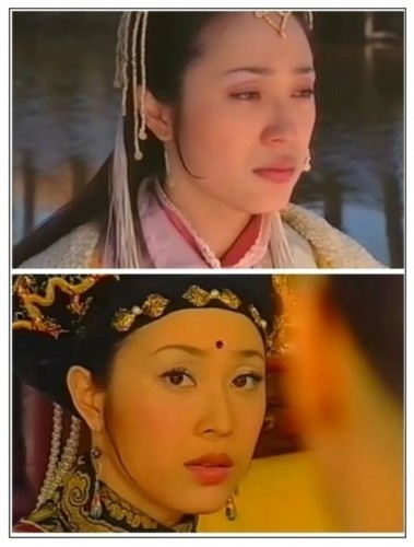 Số 69. Trần Pháp Dung vai Long Nhi và Thái hậu trong “Tiểu Bảo và Khang Hy” 2000.