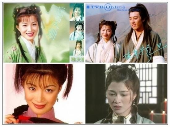 Số 32. Trần Thiếu Hà vai Nhạc Linh San trong “Tiếu ngạo giang hồ” 1996, vai Song Nhi trong “Lộc đỉnh ký” 1998 và Ân Lý trong “Ỷ thiên đồ long ký” 2001.