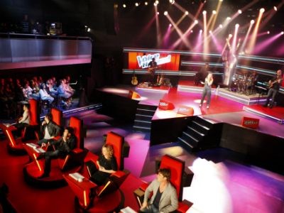 Sân khấu vòng Giấu mặt The Voice Ba Lan 2011. Ảnh. TVP.