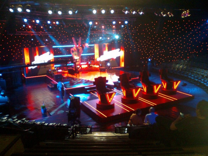 Sân khấu vòng Giấu mặt The Voice Bungaria 2011.