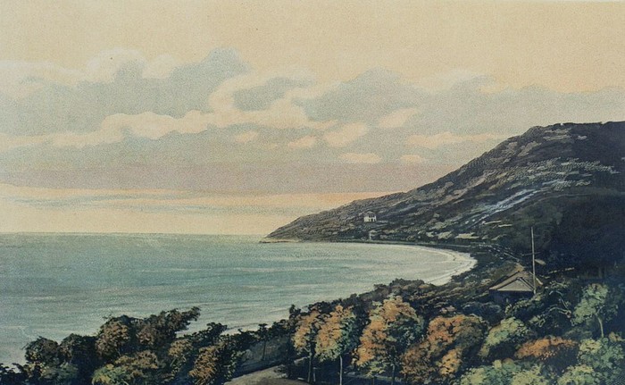 Bãi biển Vũng Tàu 1903. (Cochinchine - La Cap Saint Jacques).