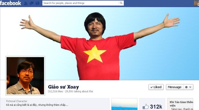 Facebook Giáo sư Xoay.