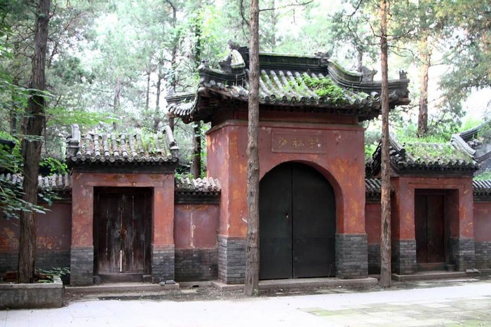 Mô hình của ngôi chùa Thiếu Lâm.