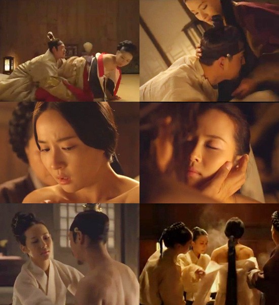 Những cảnh quay nóng bỏng của bộ phim "The Emperor's Concubine" (Vương phi của Hoàng đế). Hàng loạt cảnh quay nối tiếp nhau đều chứa những hình ảnh "nóng mắt" của nữ diễn viên chính, Jo Yeo-jeong trong vai Vương phi bất hạnh.