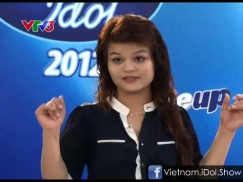 Thí sinh Lê Thị Soa tại Vietnam Idol 2012.
