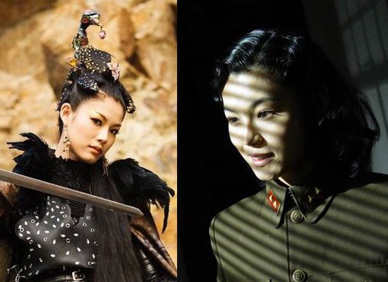 Hai tạo hình hoàn toàn khác biệt của nữ diễn viên Vu Na.