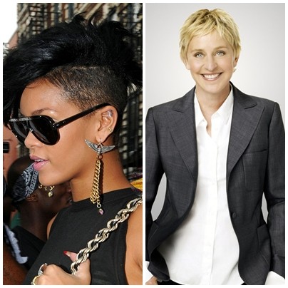 Rihanna và Ellen DeGeneres chia sẻ vị trí thứ 4.