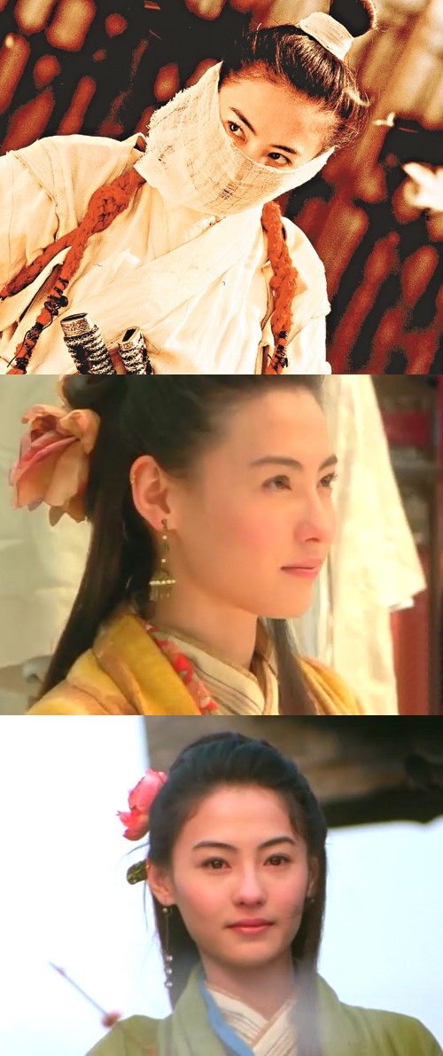 Trương Bá Chi vai Tiểu Bạch Long (hay còn có tên Hắc Phượng) phim “Phi hiệp Tiểu Bạch Long” 2004.