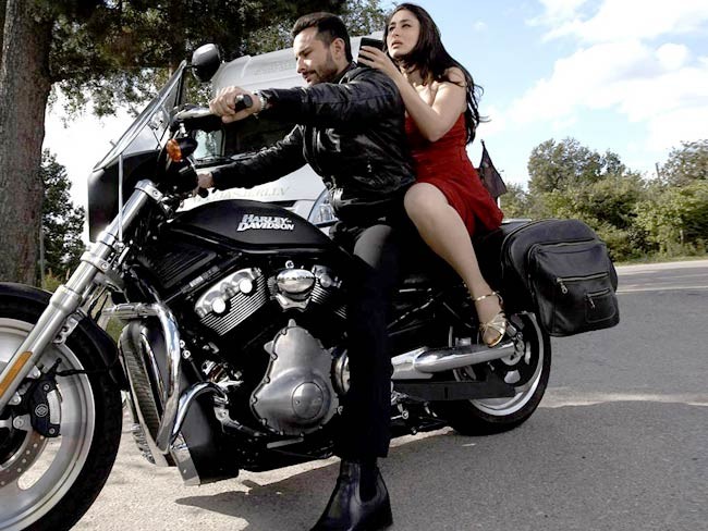 Cặp đôi Saif Ali Khan và nữ diễn viên Kareena Kapoor trong phim "Agent Vinod".