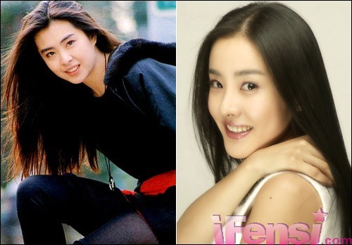 Nữ diễn viên Vương Tổ Hiền (trái) và nữ diễn viên xứ kim chi Park Eun Hye (1978).