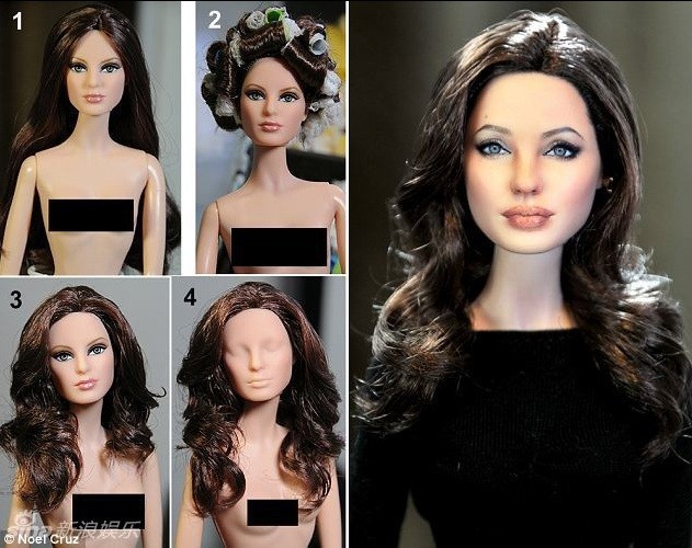 Quá trình biến một cô nàng búp bê vô danh thành một đả nữ Angelina Jolie nổi tiếng.