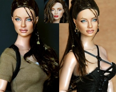Angelina trong tạo hình nhân vật Lala Croft trong "Tom Raider".