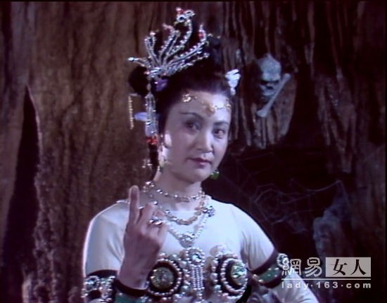 Tạo hình thành công của Dương Xuân Hà trong vai nhân vật Bạch Cốt Tinh đã để lại nhiều ấn tượng trong lòng khán giả yêu mến "Tây Du Ký".