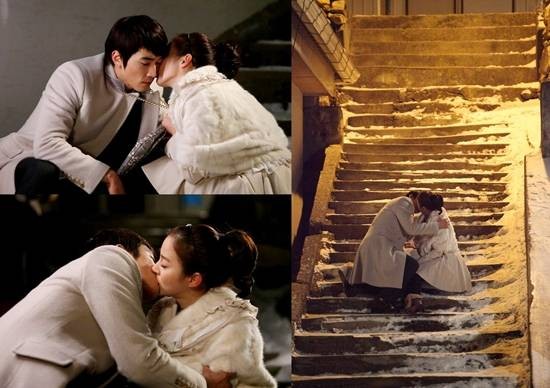 “Nụ hôn cầu thang” của Song Seung Hun và Kim Tae Hee trong My Princess.