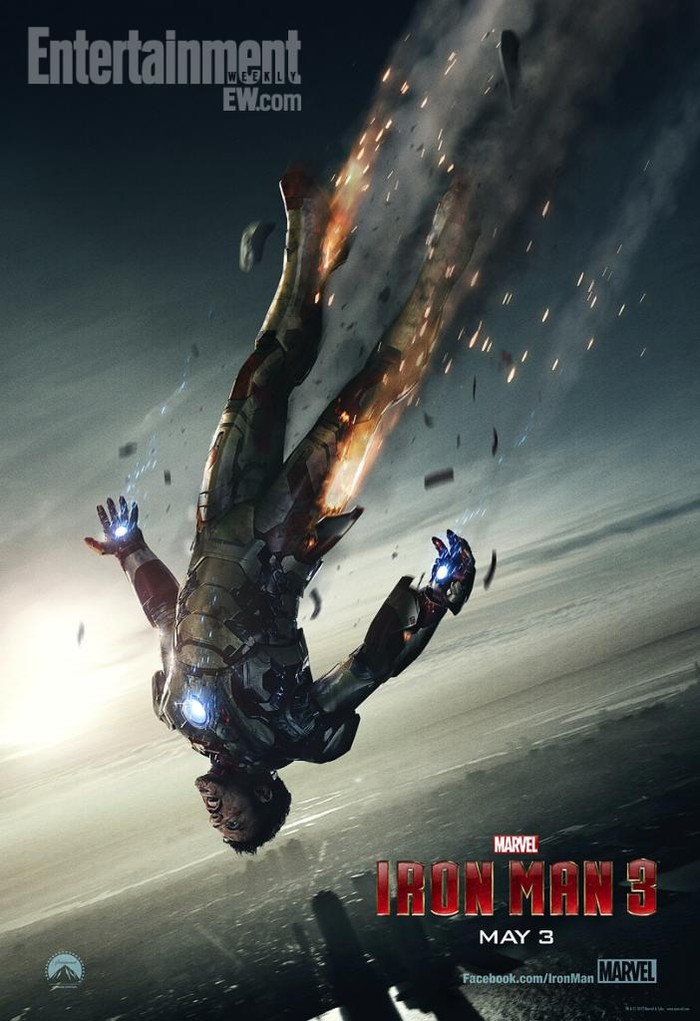 Poster chính thức của Iron Man 3.