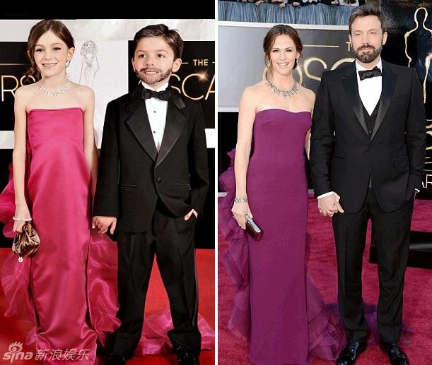 Cặp vợ chồng nam tài tử, đạo diễn Ben Affeck và Jennifer Garner, chủ nhân tượng vàng Oscar 85 cho phim Argo – Phim xuất sắc nhất.