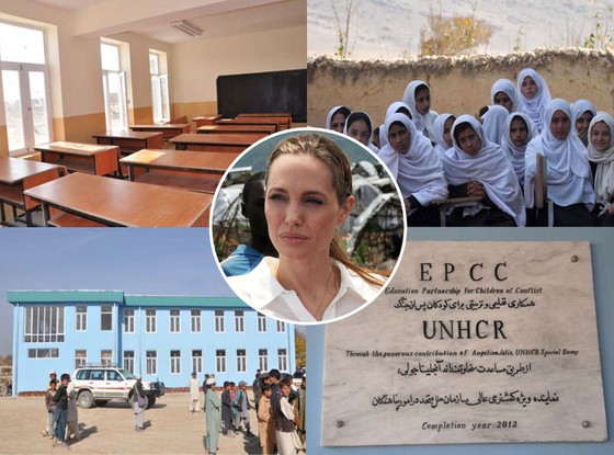 Angelina Jolie và ngôi trường nữ sinh đầu tiên ở Afghanistan.