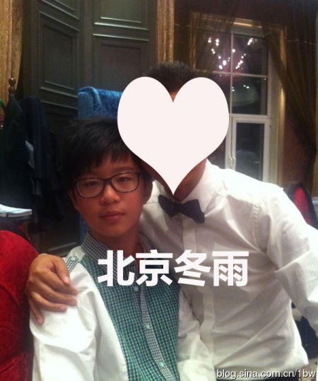 Hình ảnh mới nhất về em trai Phạm Băng Băng trên weibo của Đông Vũ Bắc Kinh.