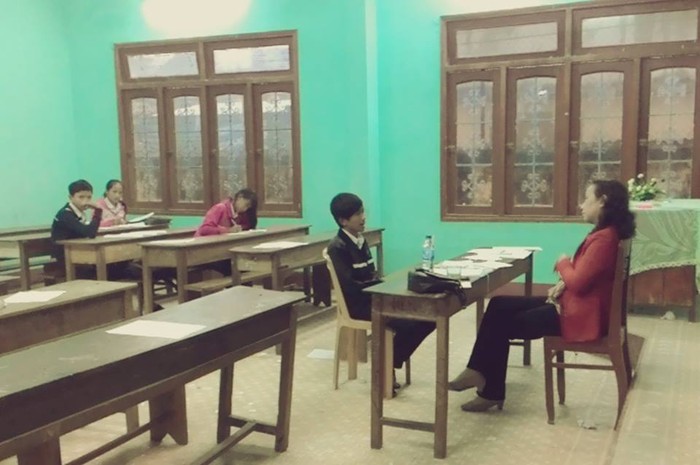 Thi kỹ năng sử dụng ngôn ngữ tiếng Anh tại trường THPT Huỳnh Thúc Kháng