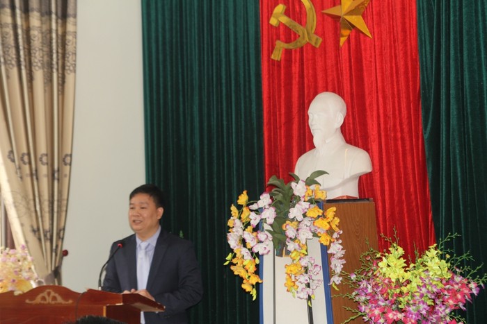 Ông Nguyễn Tiến Bình Phát biểu tại buổi lễ