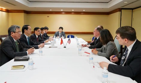 Bộ trưởng Trần Đại Quang tiếp kiến Ngài Michael Vickers, Thứ trưởng Bộ Quốc phòng Hoa Kỳ