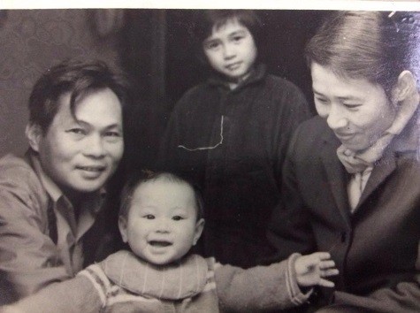 Niềm hạnh phúc sum vầy bên cạnh người thân của cả gia đình nhà văn Nguyễn Quang Sáng